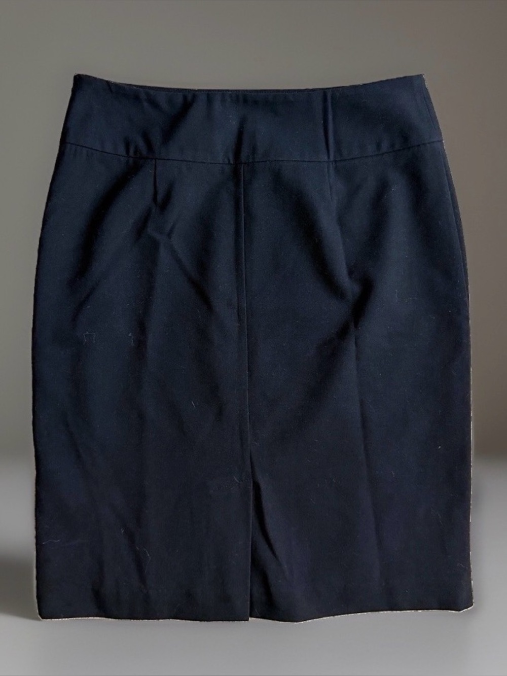 Womens Black Straight Pencil Skirt Size 6 Classic Office Lined Work Knee Length